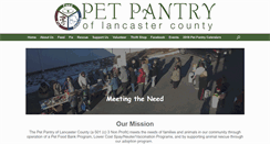 Desktop Screenshot of petpantrylc.org